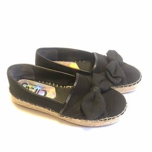 Circus by Sam Edelman Cali bow espadrilles black